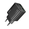 Мережевий зарядний пристрій Hoco N56 2x USB-C + 2x USB-A QC3.0 PD 30W Black (6942007659277)