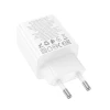 Мережевий зарядний пристрій Hoco N56 2×USB-C + 2×USB-A QC3.0 PD 30W White (6942007659284)
