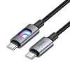 Кабель Hoco U144 USB C to USB C Black (6942007659604)