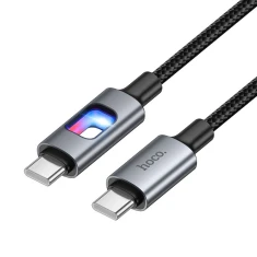 Кабель Hoco U144 USB C to USB C Black (6942007659604)