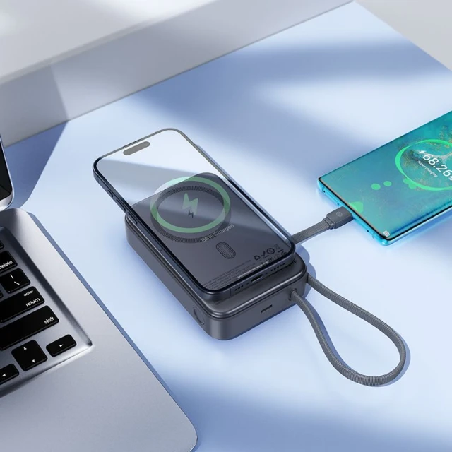 Портативний зарядний пристрій Hoco Q44A MagSafe 20000 mAh QC PD 45 Вт Black (6942007659673)