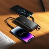 Powerbank Hoco J156 10000 mAh 22.5W з вбудованими кабелями Black (6942007662277)