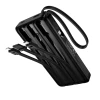 Powerbank Hoco J156 10000 mAh 22.5W з вбудованими кабелями Black (6942007662277)