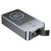 Powerbank Hoco QS7 10000 mAh 2.4A 18W з функцією запуску автомобіля Grey (6942007662840)