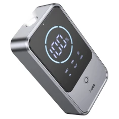 Powerbank Hoco QS7 10000 mAh 2.4A 18W з функцією запуску автомобіля Grey (6942007662840)