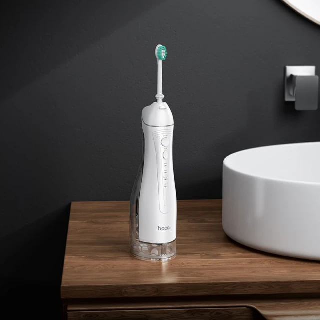 Іригатор для порожнини рота Hoco IPX7 300 ml HP63 White (6942007662956)