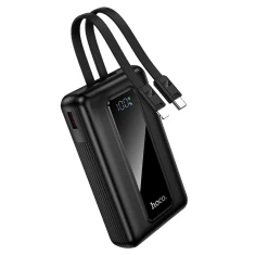 Powerbank Hoco J162A 20000 mAh QC PD 22.5W з вбудованими кабелями USB-C + Lightning Black (6942007663083)