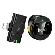 Мікрофон бездротовий Hoco L21 Lightning Black (6942007663137)