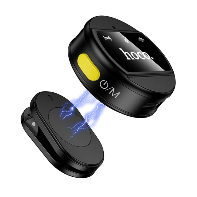 Мікрофон бездротовий Hoco L21 Lightning Black (6942007663137)