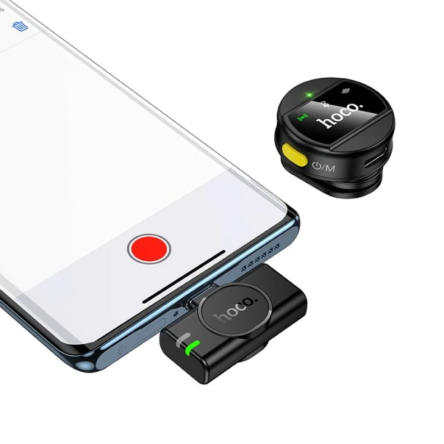Микрофон беспроводной Hoco L21 USB-C Black (6942007663144)