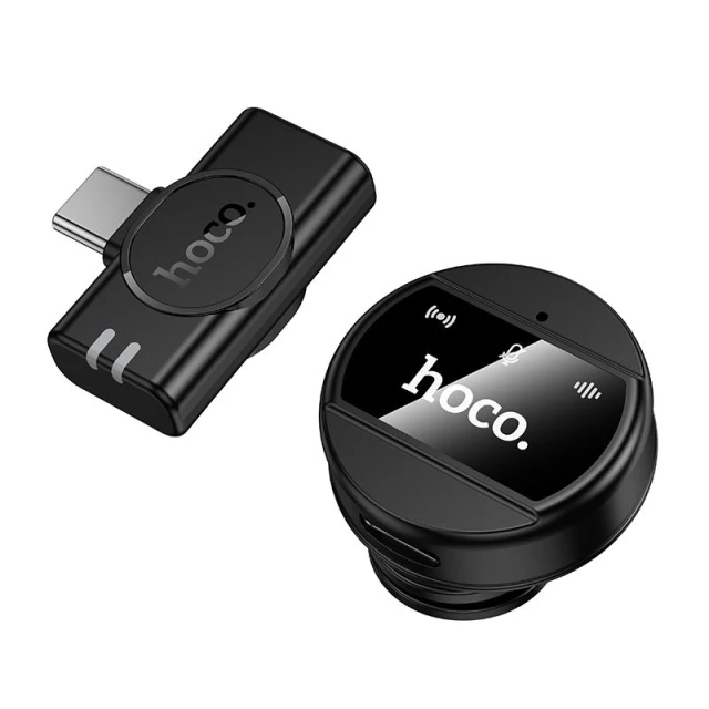 Микрофон беспроводной Hoco L21 USB-C Black (6942007663144)