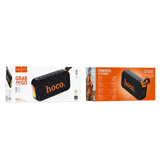Портативна колонка Hoco HC32 Black (6942007663687)