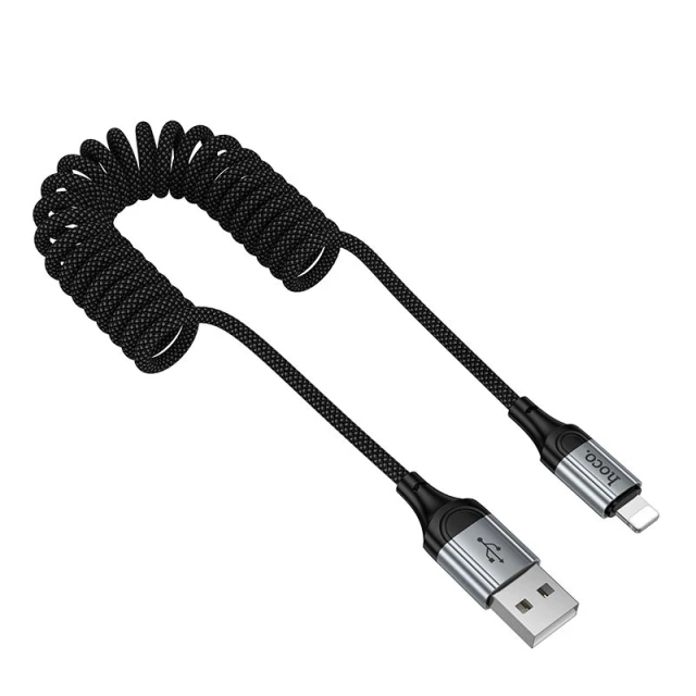 Кабель USB C до Lightning Hoco X121 PD 27W 1.5 м Black (6942007663748)