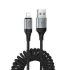 Кабель USB C до Lightning Hoco X121 PD 27W 1.5 м Black (6942007663748)