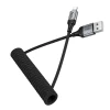 Кабель USB C до Lightning Hoco X121 PD 27W 1.5 м Black (6942007663748)