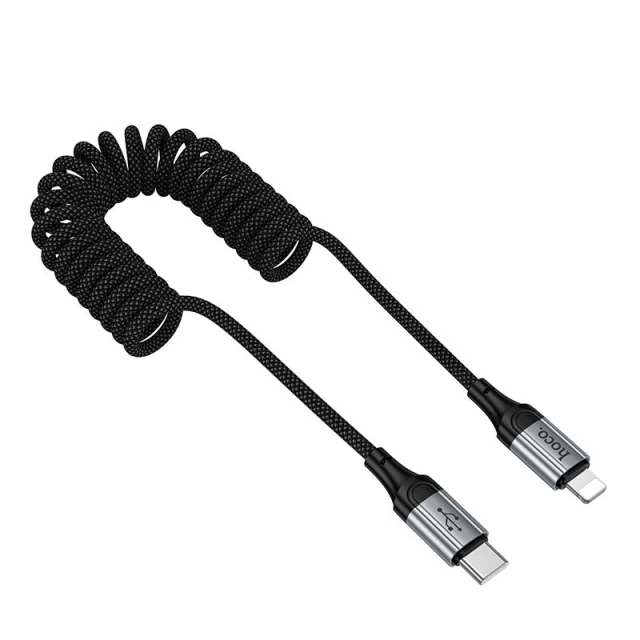 Кабель Hoco X121 USB-C to Lightning PD 2.4A 1.5m Black (6942007663755)