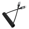 Кабель Hoco X121 USB-C to Lightning PD 2.4A 1.5m Black (6942007663755)