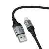 Кабель Hoco X121 USB-A to Micro USB 2.4A 1.5m Black (6942007663762)
