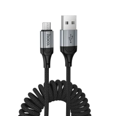 Кабель Hoco X121 USB-A to Micro USB 2.4A 1.5m Black (6942007663762)