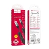Кабель Hoco X121 USB-A to Micro USB 2.4A 1.5m Black (6942007663762)