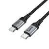 Кабель Hoco X121 USB C to USB C PD 60W 1.5 m Black (6942007663786)