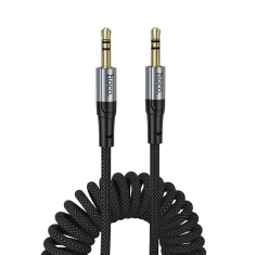 Кабель AUX Hoco UPA33 Jack 3.5 mm 1.5 м Black (6942007663793)