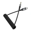 Кабель HOCO UPA33B AUX Jack 3.5 mm до USB-C 1.5 м Black (6942007663816)