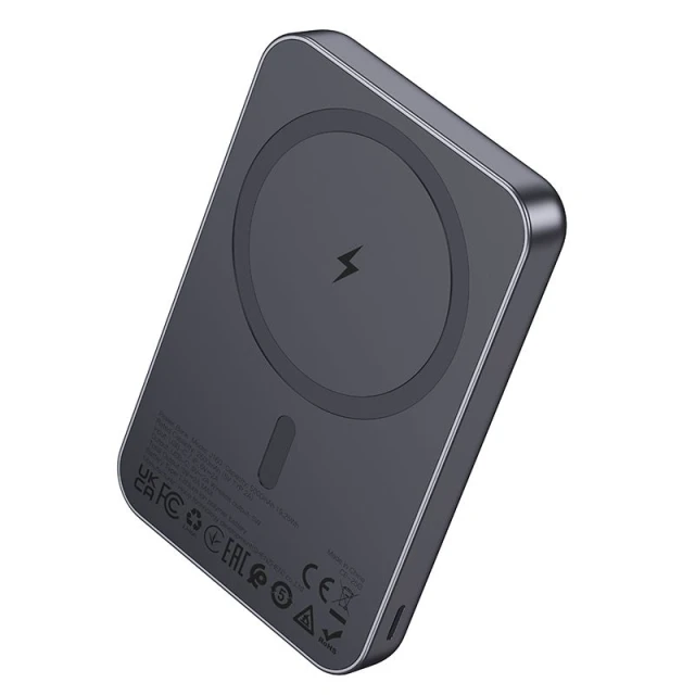 Powerbank Hoco J160 5000 mAh 2A 5W Grey with MagSafe (6942007664080)