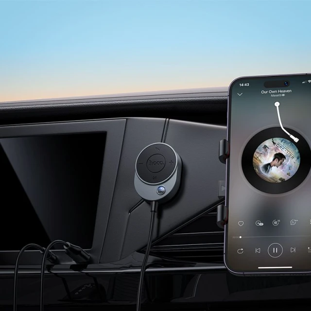 Bluetooth-приймач Hoco E150 Grey (6942007664196)