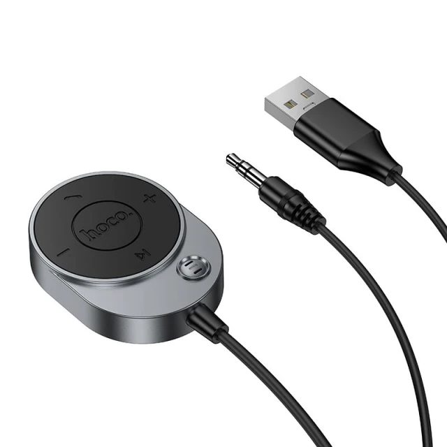 Bluetooth-приймач Hoco E150 Grey (6942007664196)