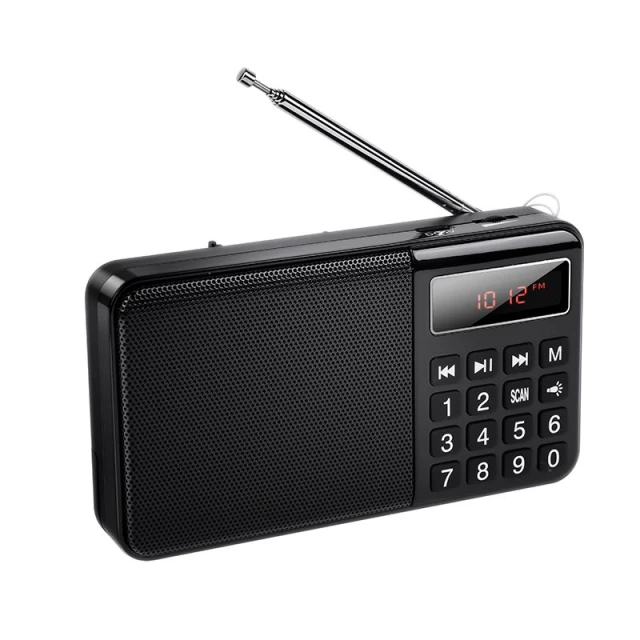 Радіо портативне Hoco HI50 Black (6942007664202)