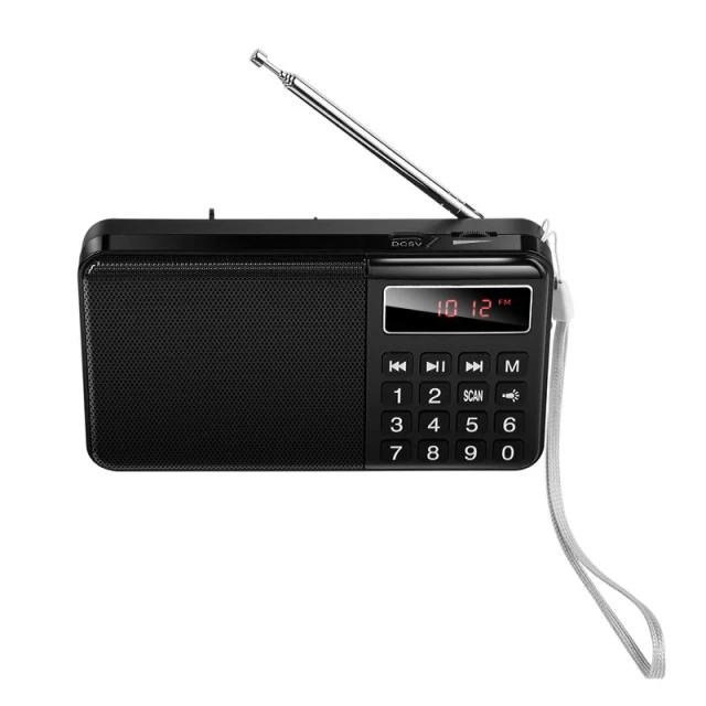 Радіо портативне Hoco HI50 Black (6942007664202)