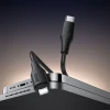 Кабель USB C до Lightning Hoco X124 27W силіконовий 1 м Black (6942007664387)