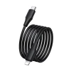 Кабель USB C до Lightning Hoco X124 27W силіконовий 1 м Black (6942007664387)