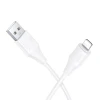 Кабель HOCO USB A to Lightning X124 2.4A силиконовый 1 м White (6942007664417)