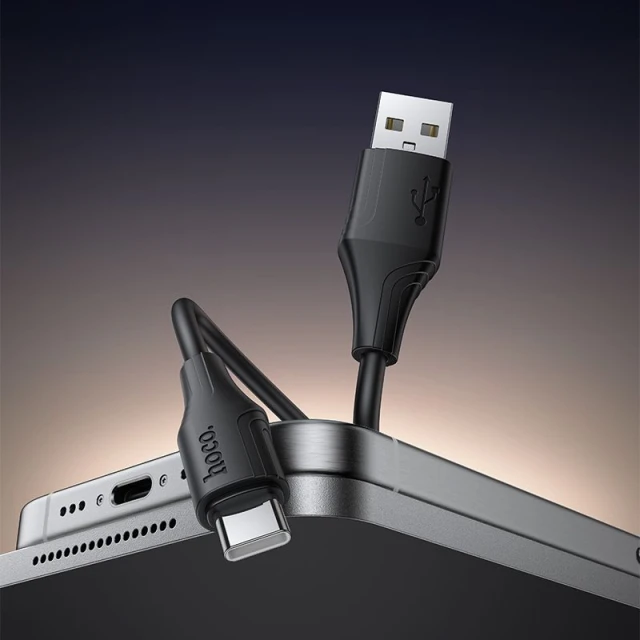 Кабель Hoco X124 USB A to USB C 1m Black (6942007664424)