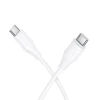 Кабель Hoco X124 USB C to USB C 60W 1m White (6942007664455)