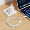 Кабель Hoco X124 USB C to USB C 60W 1m White (6942007664455)
