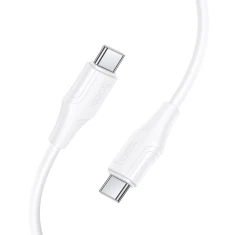 Кабель Hoco X124 USB C to USB C 60W 1m White (6942007664455)