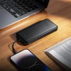 Портативний зарядний пристрій Hoco J163 10000 mAh 2A з вбудованими кабелями USB A + USB C + Lightning + Micro USB Black (6942007664578)