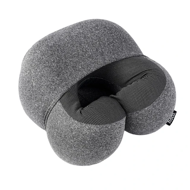 Подушка для подорожей Hoco U-форма HX70 Black (6942007664677)