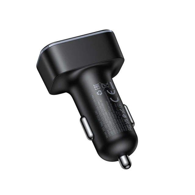Автомобільний зарядний пристрій Hoco Z63 2x USB A + 2x USB C QC3.0 PD 42W Black (6942007666206)