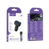 Автомобільний зарядний пристрій Hoco Z63B USB A + USB C QC3.0 PD 48W + кабель USB C до C Black (6942007666251)