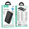 Портативное зарядное устройство Hoco J165A 20000 mAh 2A Black (6942007666305)