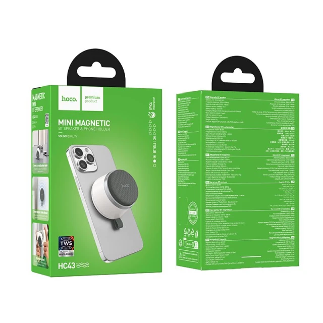 Портативная колонка Hoco HC43 White (6942007667890)