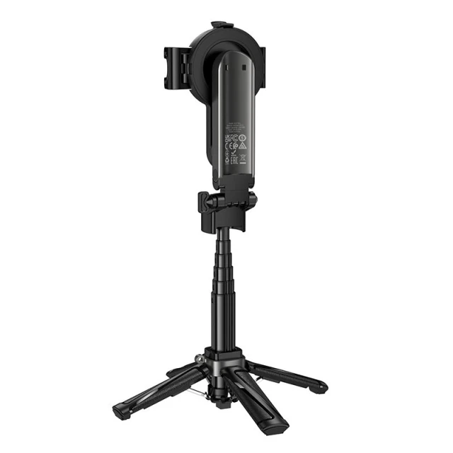 Штатив Hoco K27 Pro з магнітним та універсальним кріпленням з бездротовим пультом Black (6942007668743)