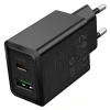 Сетевое зарядное устройство Hoco N71 USB A + USB C QC3.0 PD AFC 30W Black (6942007670913)