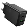 Сетевое зарядное устройство Hoco N71 USB A + USB C QC3.0 PD AFC 30W Black (6942007670913)