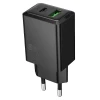 Сетевое зарядное устройство Hoco N71 USB A + USB C QC3.0 PD AFC 30W Black (6942007670913)