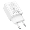 Мережевий зарядний пристрій Hoco N71 USB A + USB C QC3.0 PD AFC 3A 30W White (6942007670920)